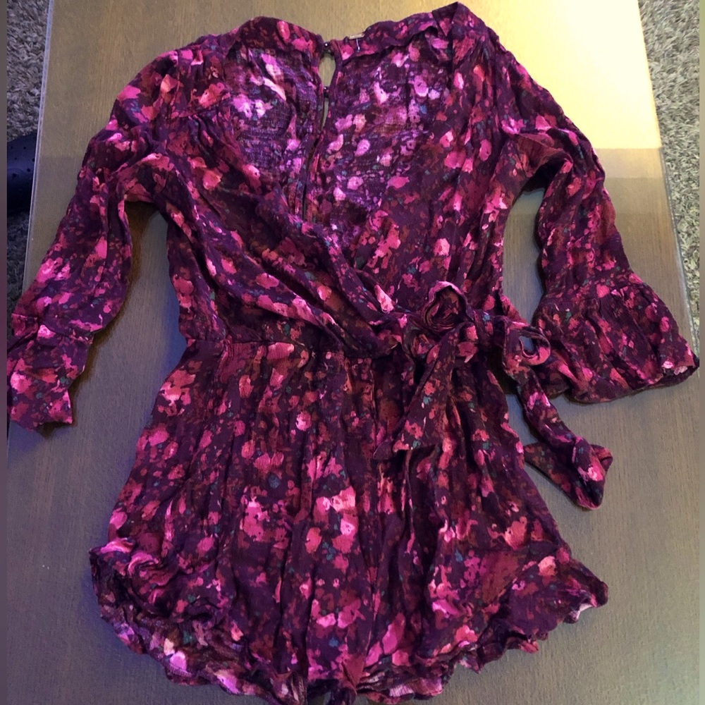 Free People All the Right Ruffles Romper